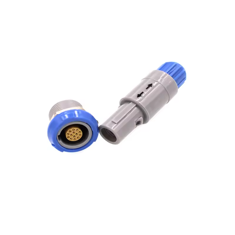 Medical Connector Plastic P Series EMC Shielding Circular Connector